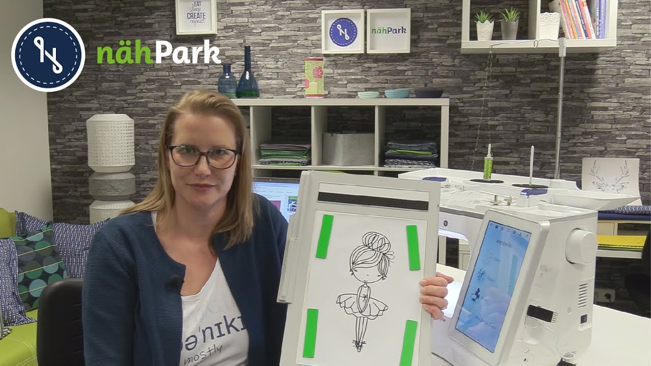 Brother  Luminaire - Stellaire - Tutorial – My Design Center – Stickmotiv scannen und erstellen