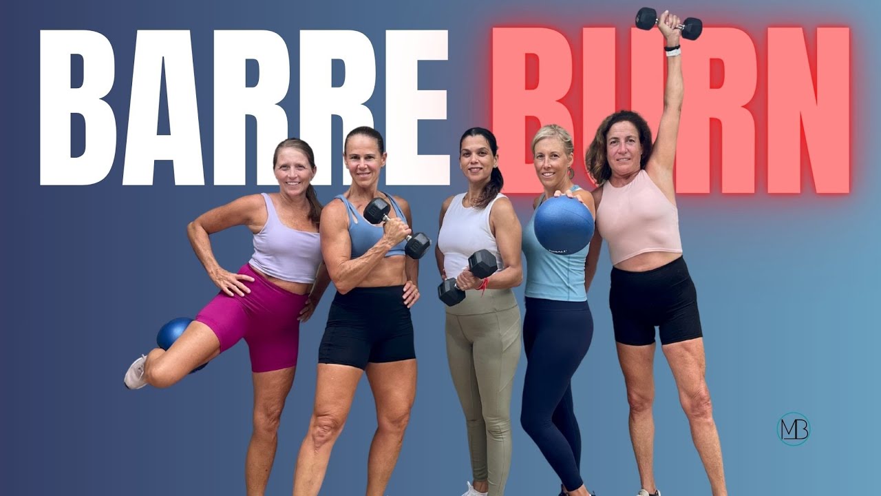 60 MIN Full Body BARRE BURN Workout | Sculpt & Tone 💦
