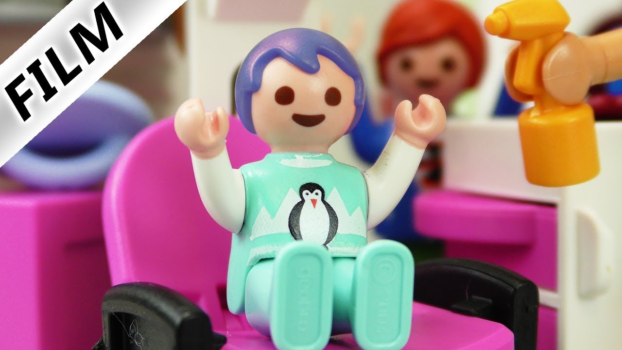 Playmobil Film Deutsch - EMMA BEIM FRISEUR! JULIANS RACHE AN MAMA - Kinderserie Familie Vogel