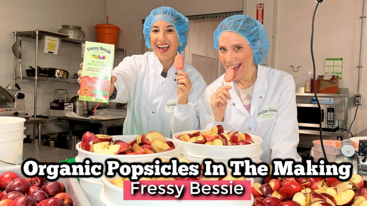 How Organic, Vegan Fruit Popsicles Are Made - Fressy Bessie Ice Lollies Review