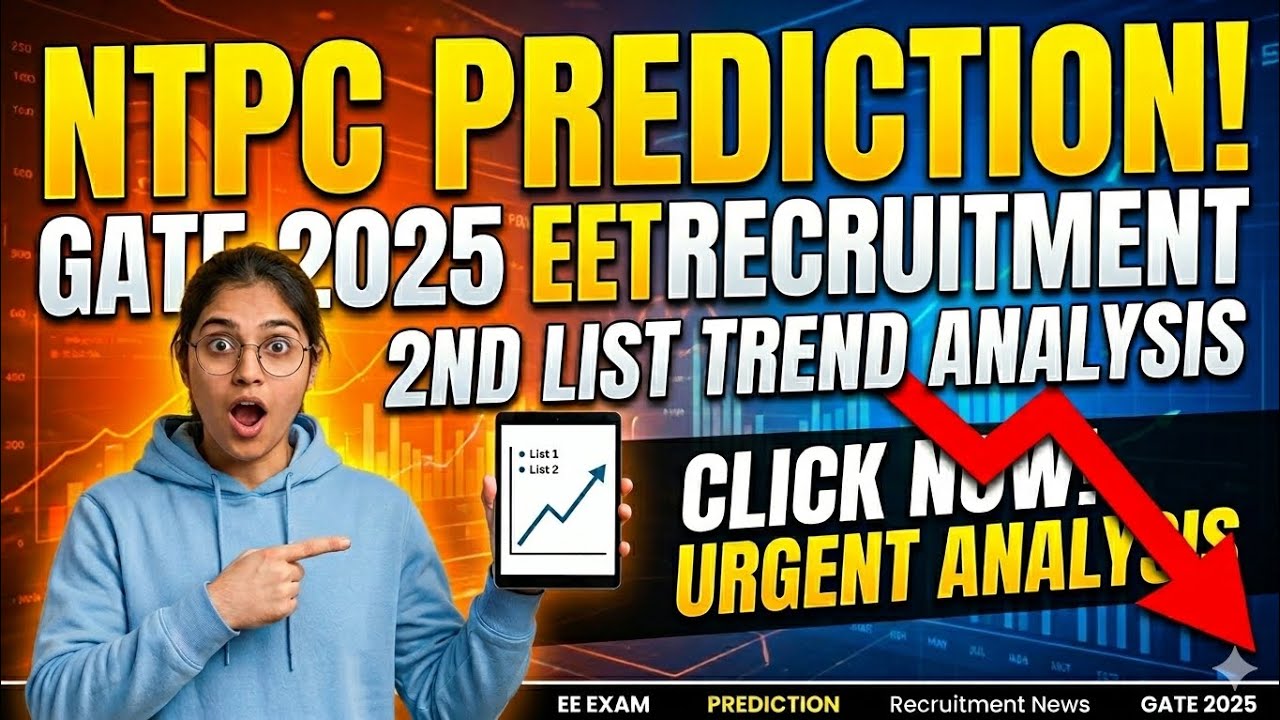 NTPC EET Through GATE 2025 Trend Analysis #ntpc #ntpcrecruitment #gate #psu