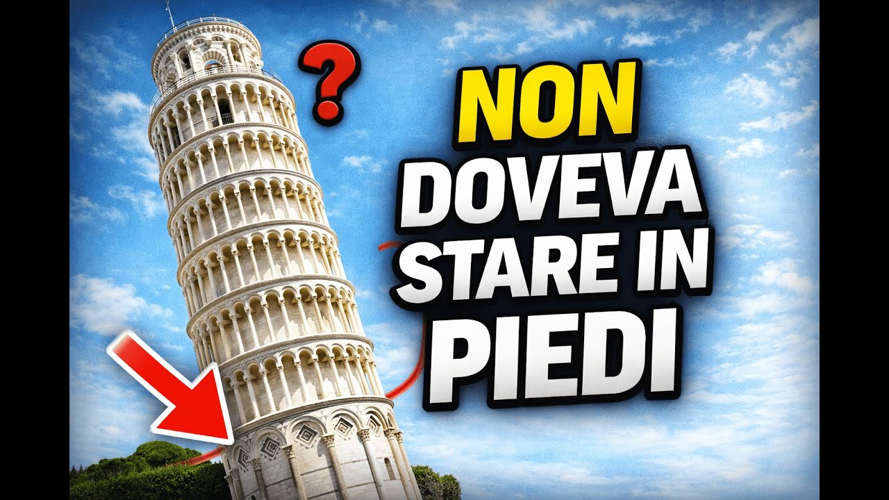 La Torre di Pisa è storta per un motivo che nessuno ti ha mai spiegato