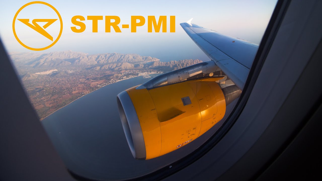 Condor A320 - Stuttgart to Palma de Mallorca [FULL HD]