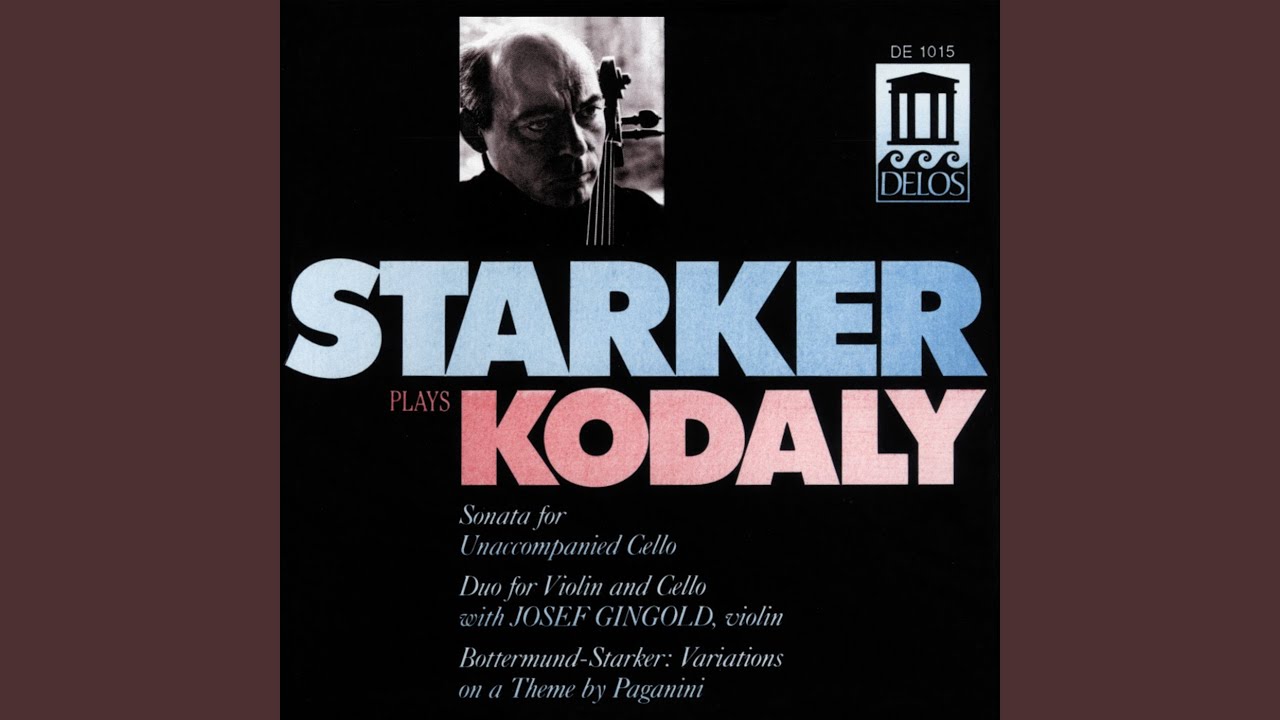 Cello Sonata, Op. 8: I. Allegro maestoso ma appassionato