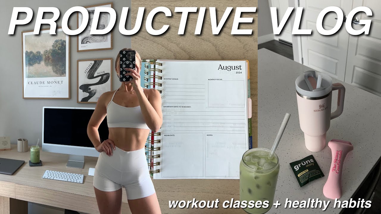 PRODUCTIVE VLOG! 6:30am mornings, workout classes, running errands & chatting