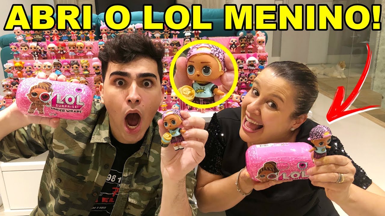 ABRINDO BONECA LOL SURPRESA MENINO RARA!!!