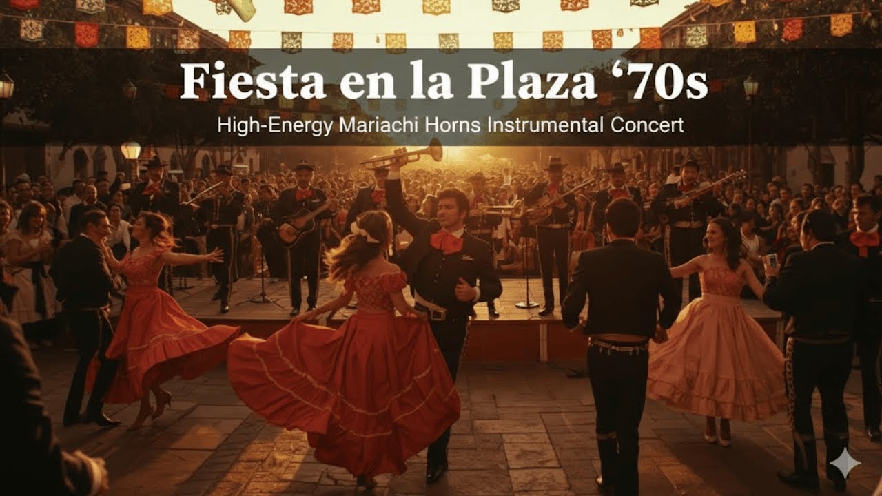 Fiesta en la Plaza ’70s – High-Energy Mariachi Horns Instrumental Concert