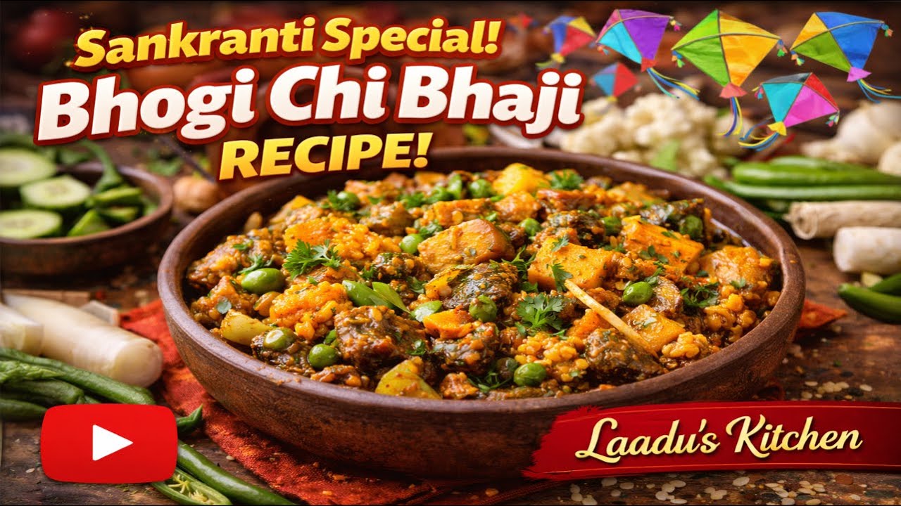 संक्रांत स्पेशल भोगी ची भाजी / sankrant special bhogi chi bhaji 