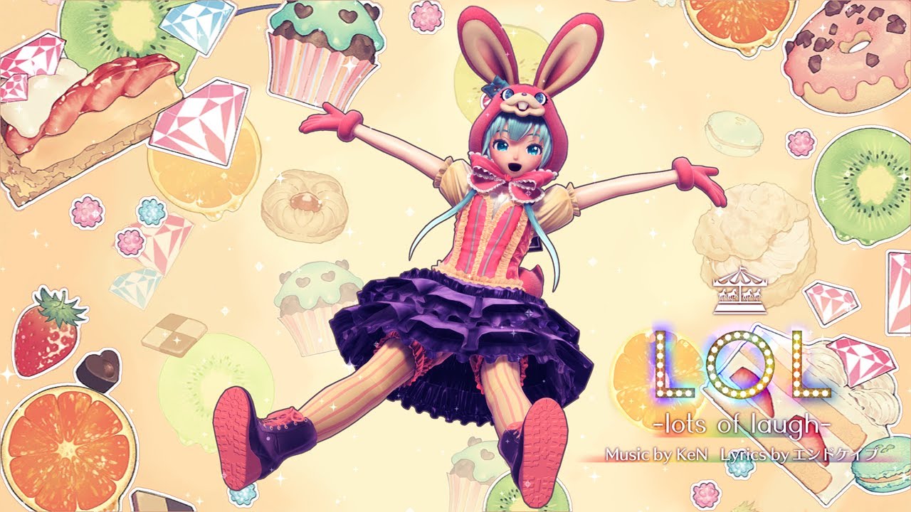 【MMD 4K】LOL -lots of laugh- March Hare Miku Ver. + FACIALS DL