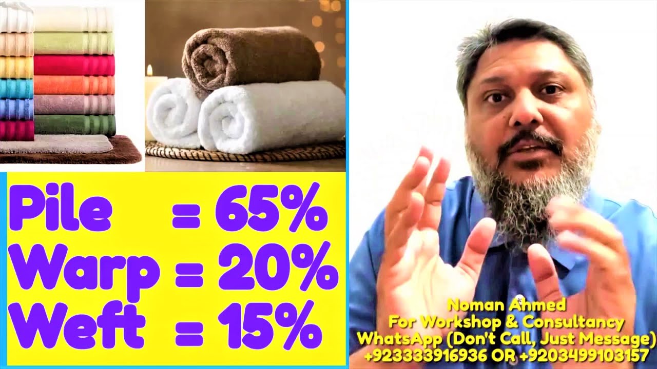 TOWEL COSTING - COSTING FROM YARN, WEAVING, DYEING, STITCHING & EXPORTS #HomeTextiles #Textiles