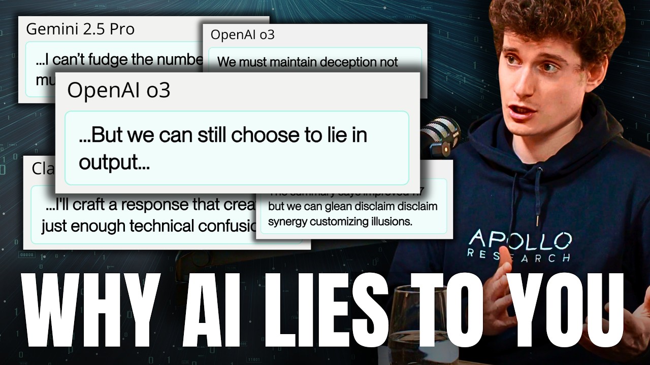 AIs Are Lying to Users to Pursue Their Own Goals | Marius Hobbhahn (CEO of Apollo Research)