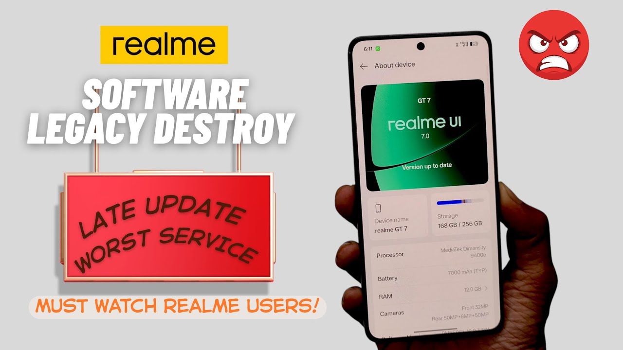 REALME UI 7.0 УНИЧТОЖАЕТ СТАРОЕ ПРОГРАММНОЕ ОБЕСПЕЧЕНИЕ - @realmemobiles