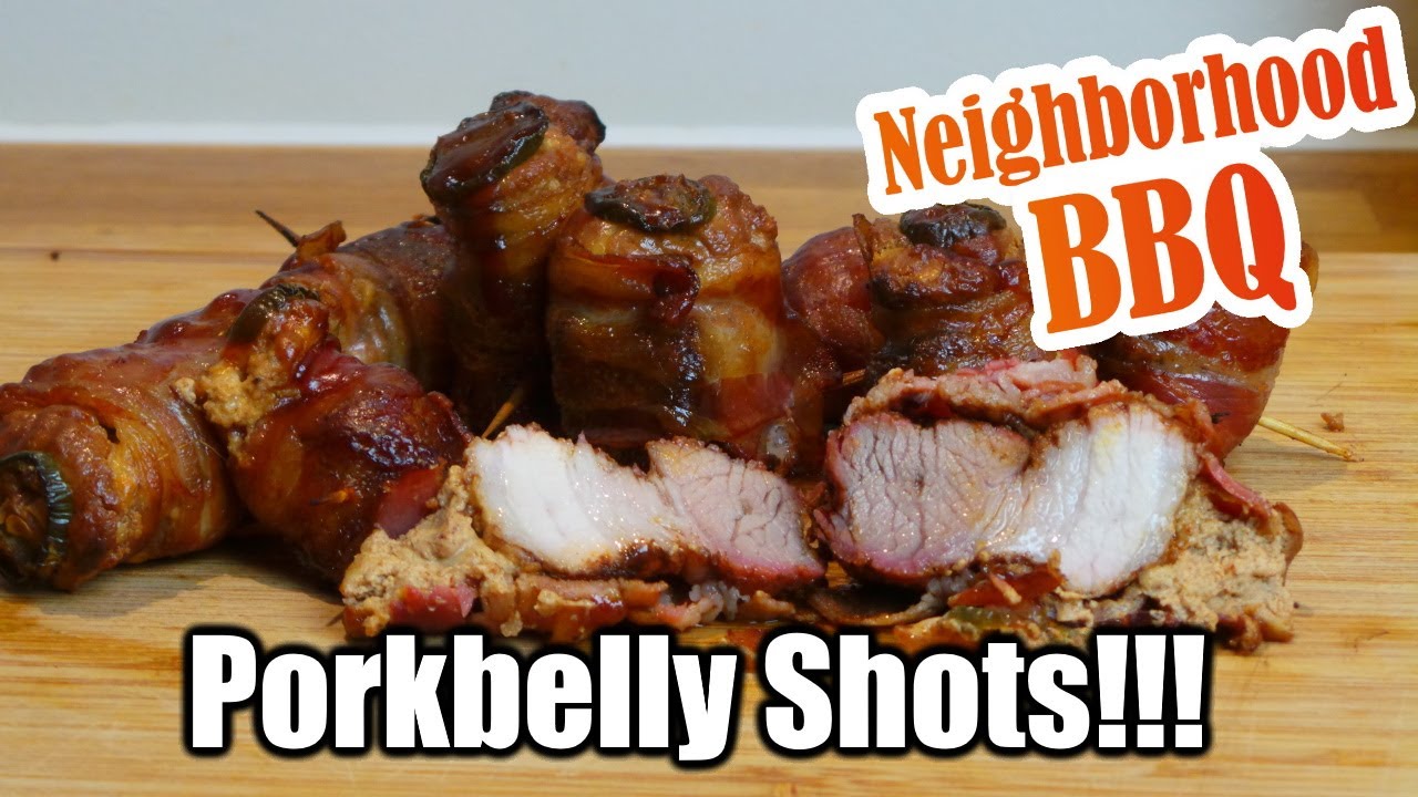 Porkbelly Shots!!! Mit Neighborhood BBQ