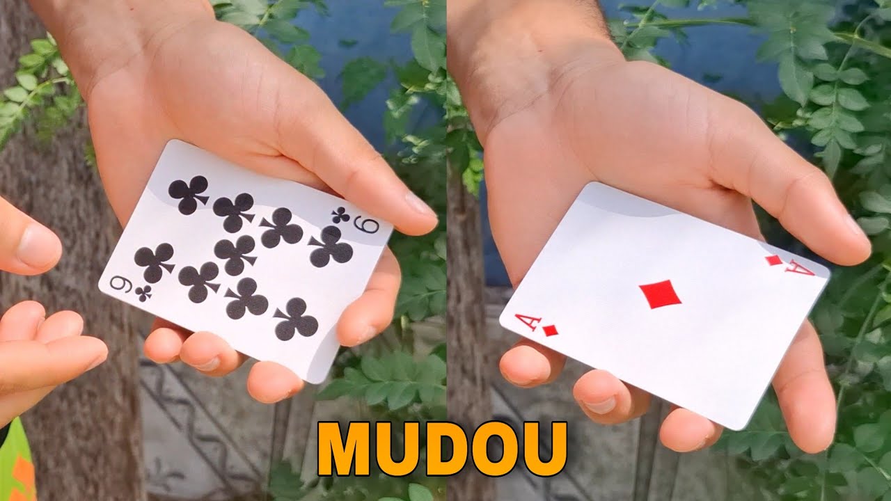 ENSINANDO A MÁGICA MAIS IMPRESSIONANTE COM CARTAS / COLOR CHANGE - TUTORIAL