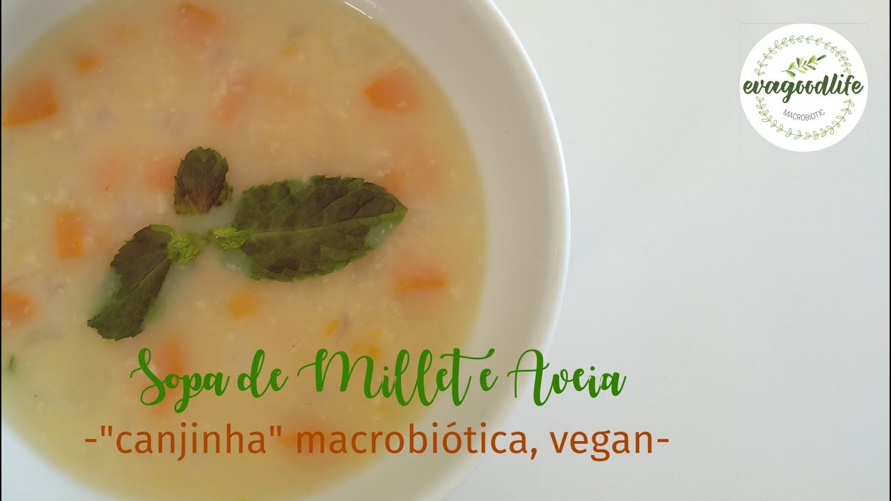 SOPA DE MILLET E AVEIA   