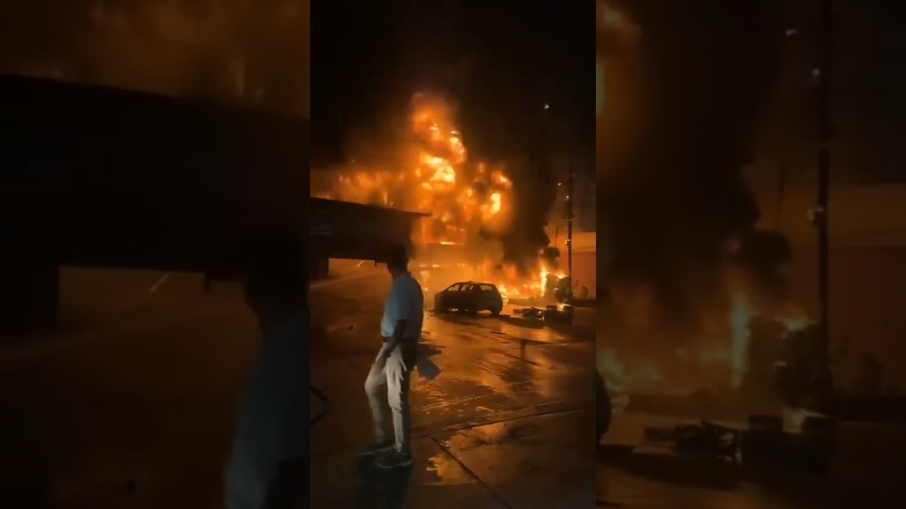 massive fire broke out in godown shilphata Mumbra #news #duet #viral #trending #houseonfire #outdoor