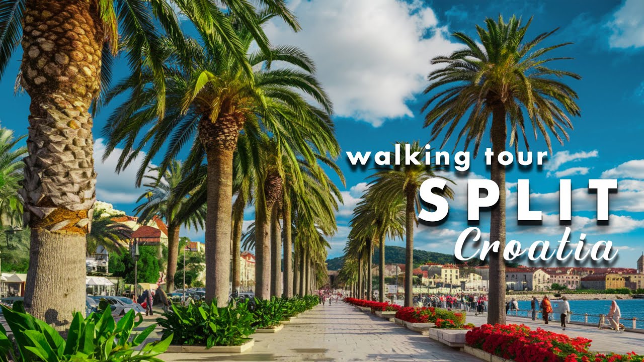 🔴 SPLIT CROATIA [4K]  🇭🇷 Split is the beautiful city 🇭🇷 WALKING TOUR 4K