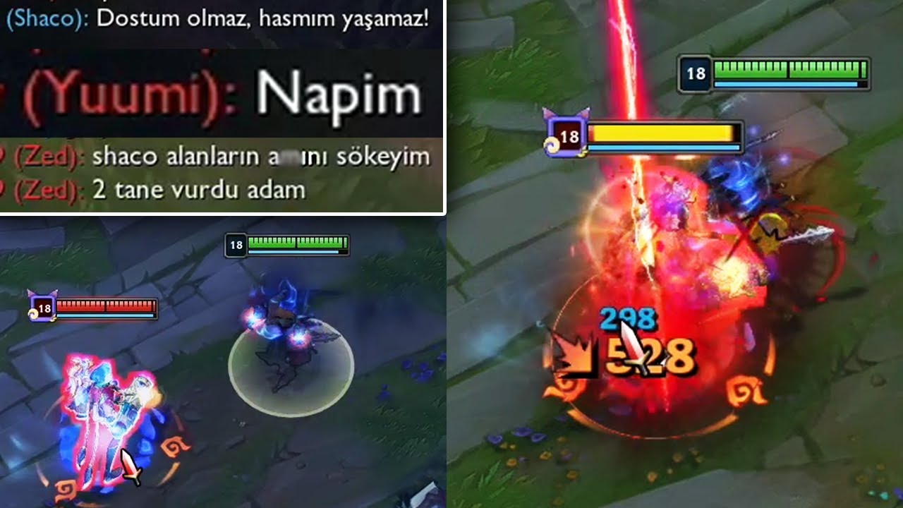 tek atan shaco ama her skorda laz ziya repliği ve cendere müzik eşliğinde