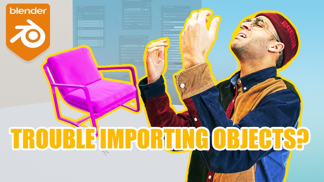 Lesson 8: BLENDER IMPORTING OBJECTS - Intro To CGI For Photographers (Blender 3.0)