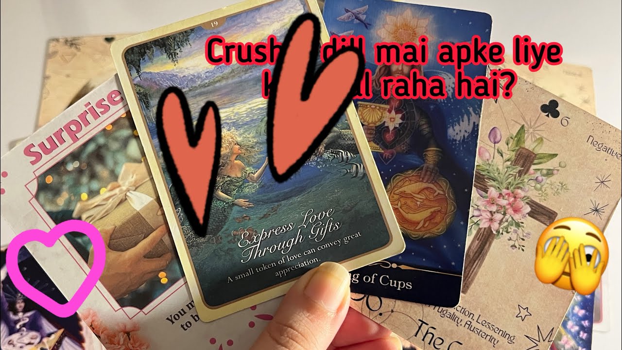 Crush Energies | Unke Dil Mein Aapke liye Kya Chal Raha hai?♥️🌹 Hindi tarot card reading