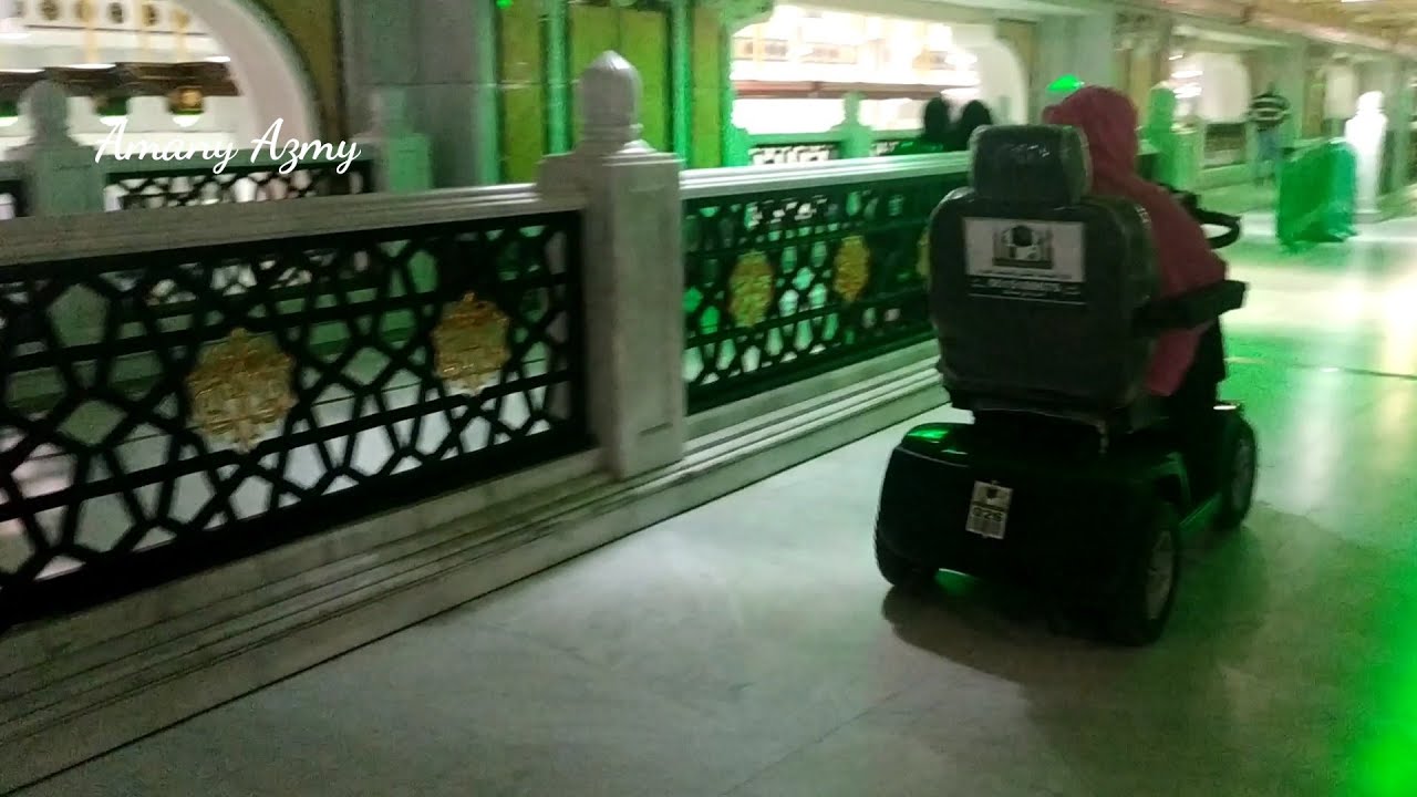 عربات كهربائيه لآداء مناسك العمرة لذوي الاحتياجات الخاصة قيادة سهلة