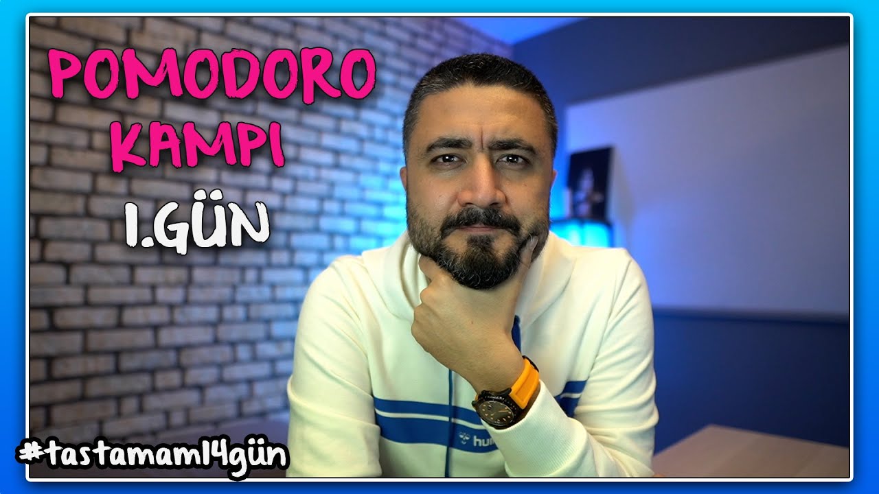 1.GÜN Planlama ve Pomodoro Kampı 💪🏼 |  #tastamam14gün #rmtayfa