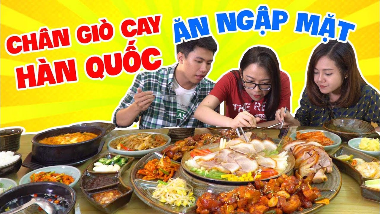 HÔM NAY ĂN GÌ - ĂN NGẬP MIỆNG CHÂN GIÒ CAY HÀN QUỐC SIÊU NỔI TIẾNG Ở MỸ ĐÌNH