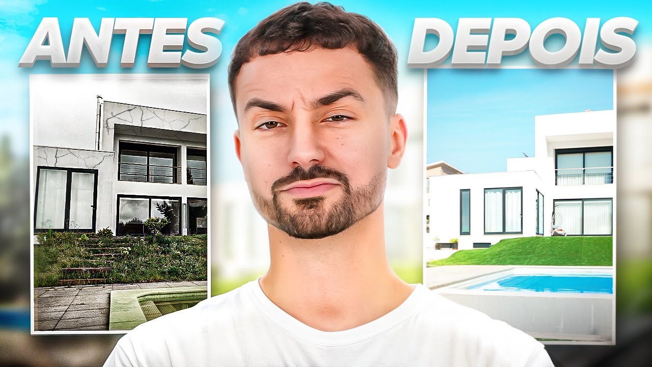 O ANTES e DEPOIS da minha CASA de SONHO 🏡
