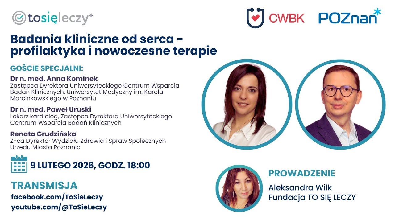 Badania kliniczne od serca - profilaktyka i nowoczesne terapie