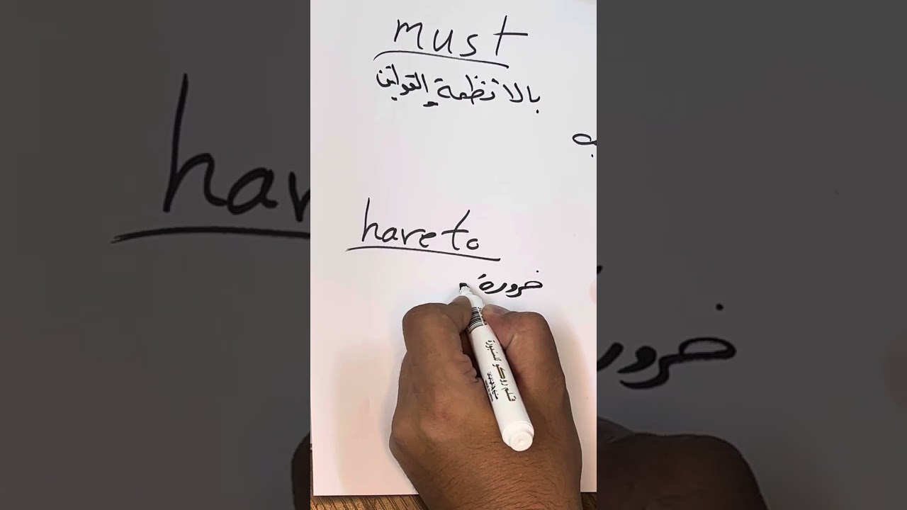 شرح انجليزي ثاني متوسط صفحة 81                  ( must / have to )