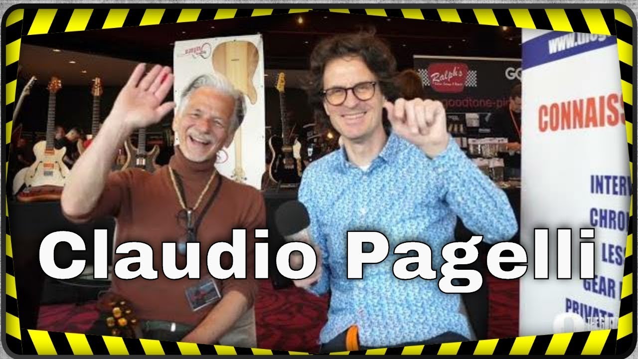 Claudio Pagelli guitar builder interview at the 2022 MIGS
