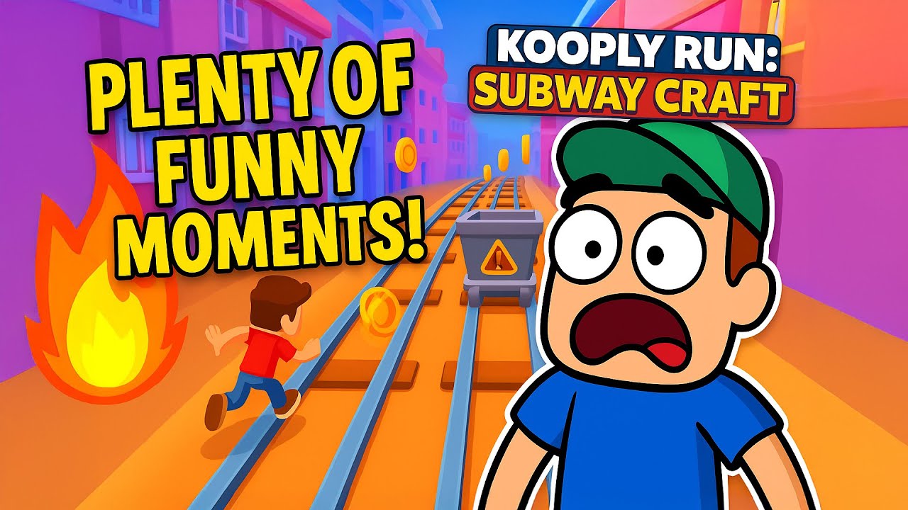 Kooply Run: Subway Craft Gameplay – Squad Arena & Crazy Custom Levels! 🚀
