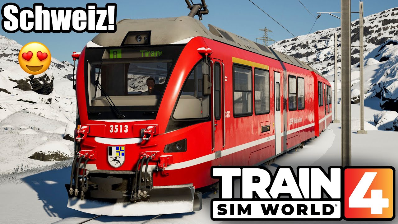 NEU | Durch die Schweizer Alpen | Train Sim World 4