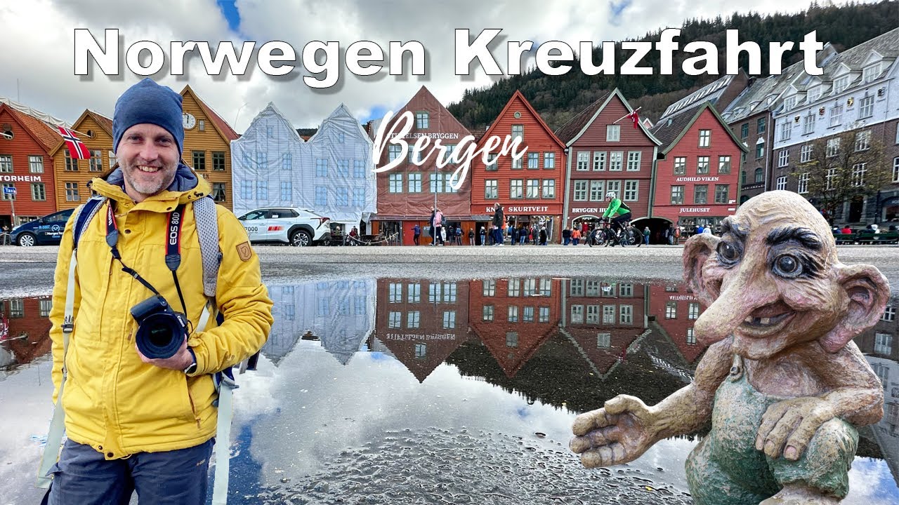 Norwegen Kreuzfahrt mit AIDAnova – Vlog 3: Bergen auf eigene Faust inkl. Fløyen