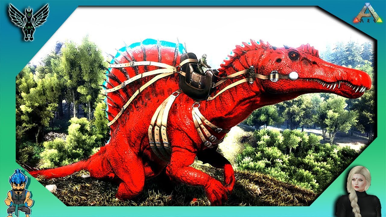 NEW ARK SPINOSAURUS : SPEED & MELEE TEST VS REX [ ARK SURVIVAL EVOLVED ]