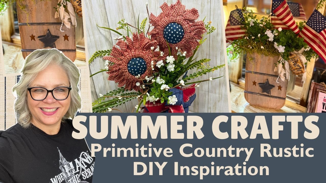 🌿🇺🇸☀️Get Inspired With These DIY Summer Home Crafts You Can Try Yourself! 🌿🇺🇸☀️