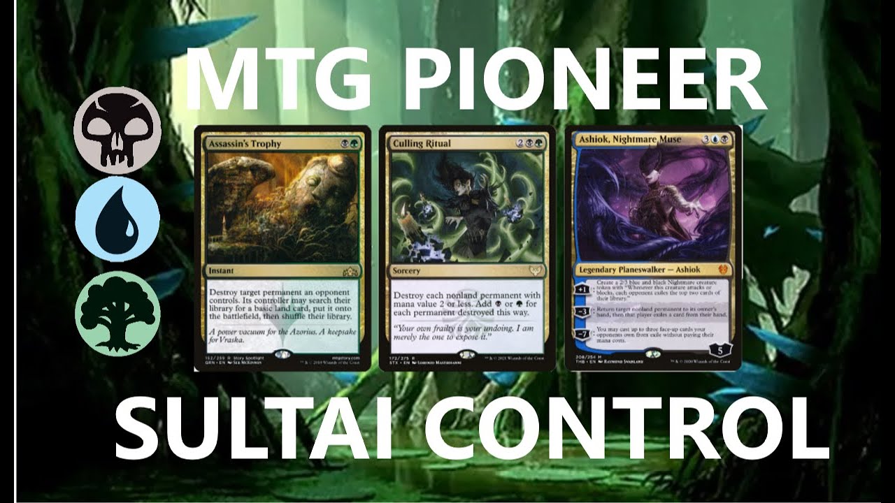 MTG Pioneer Sultai Draw/Go Control