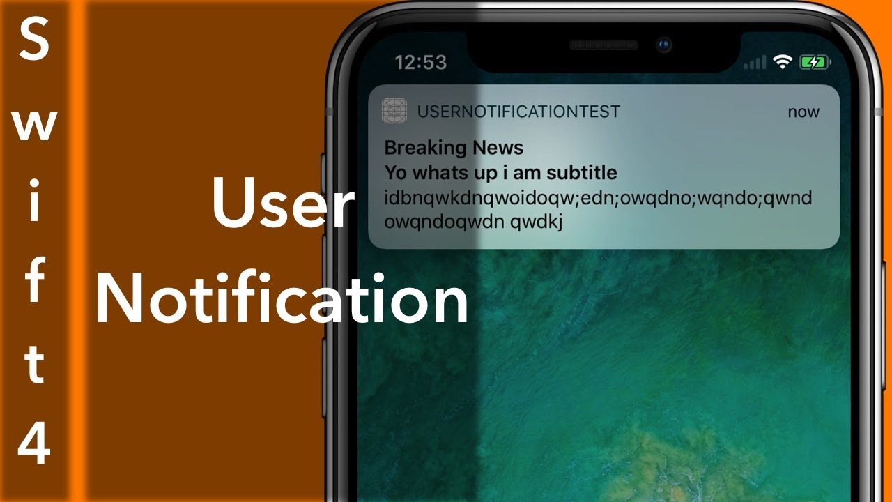 User Notifications (Swift 4 + Xcode 9.0)