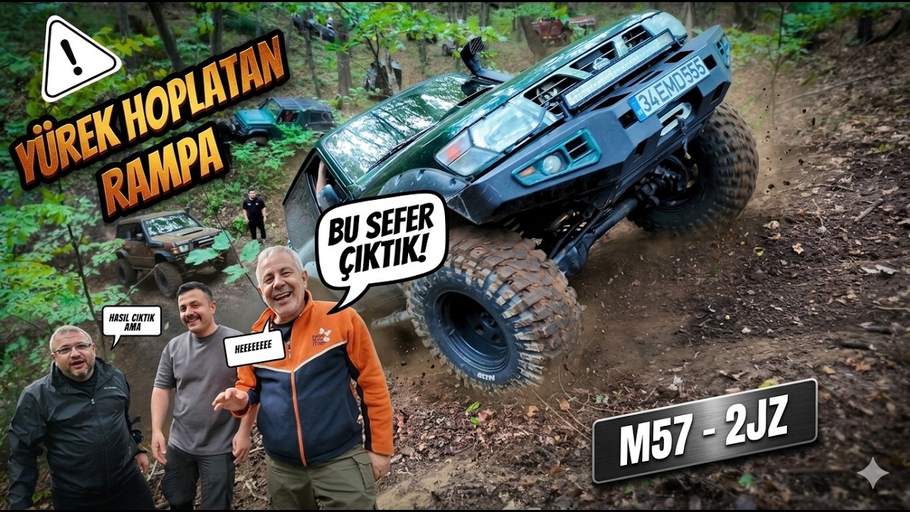 EN ÇILGIN RAMPA M57 PATROL 2JZ PATROL PAJERO HILUX L200 SAMURAİ OFFRAD #akıncılarextreme