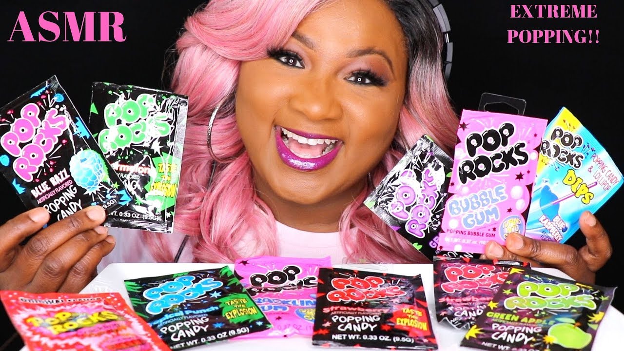 ASMR POP ROCKS  EXTREME POPPING + CRUNCHY SOUNDS (NO TALKING)