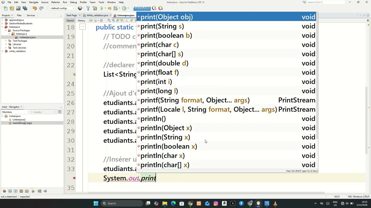 Comment utiliser une List (ArrayList) en Java | Tutoriel Java Débutant