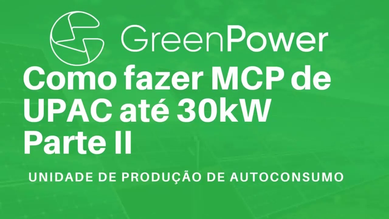 Registo de Unidade de produção de Autoconsumo UPAC - DGEG Video 2