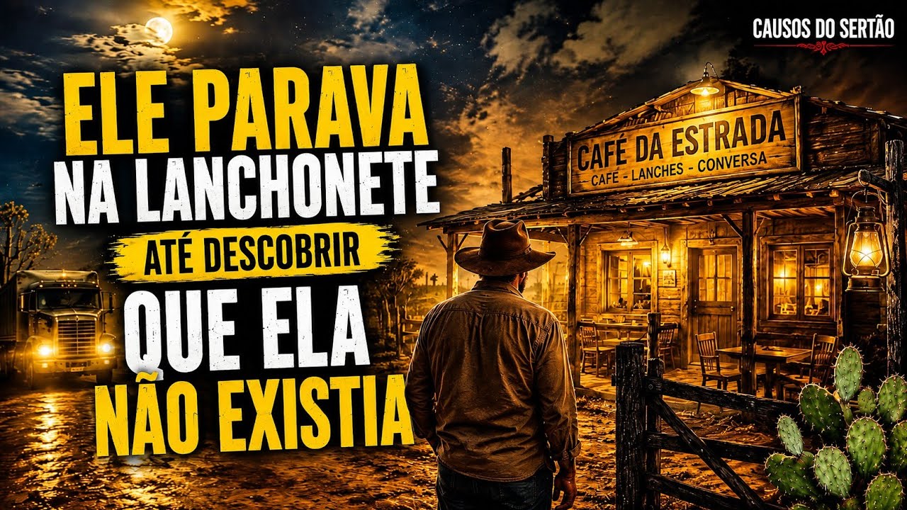 CAUSOS DO SERT&Atilde;O | Ele sempre parava na lanchonete at&eacute; descobrir que ela n&atilde;o existia durante o dia