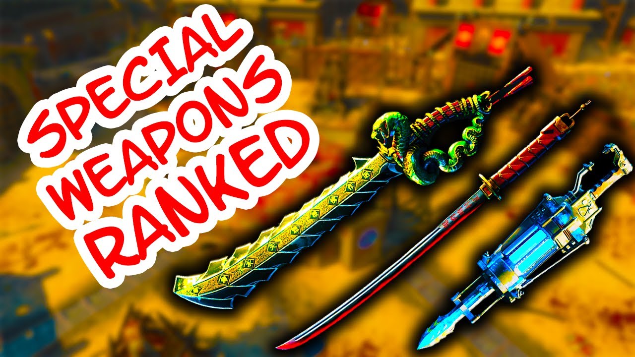 SPECIAL WEAPONS RANKED FROM WORST TO BEST -  (Call of Duty Black Ops 4 Zombies)