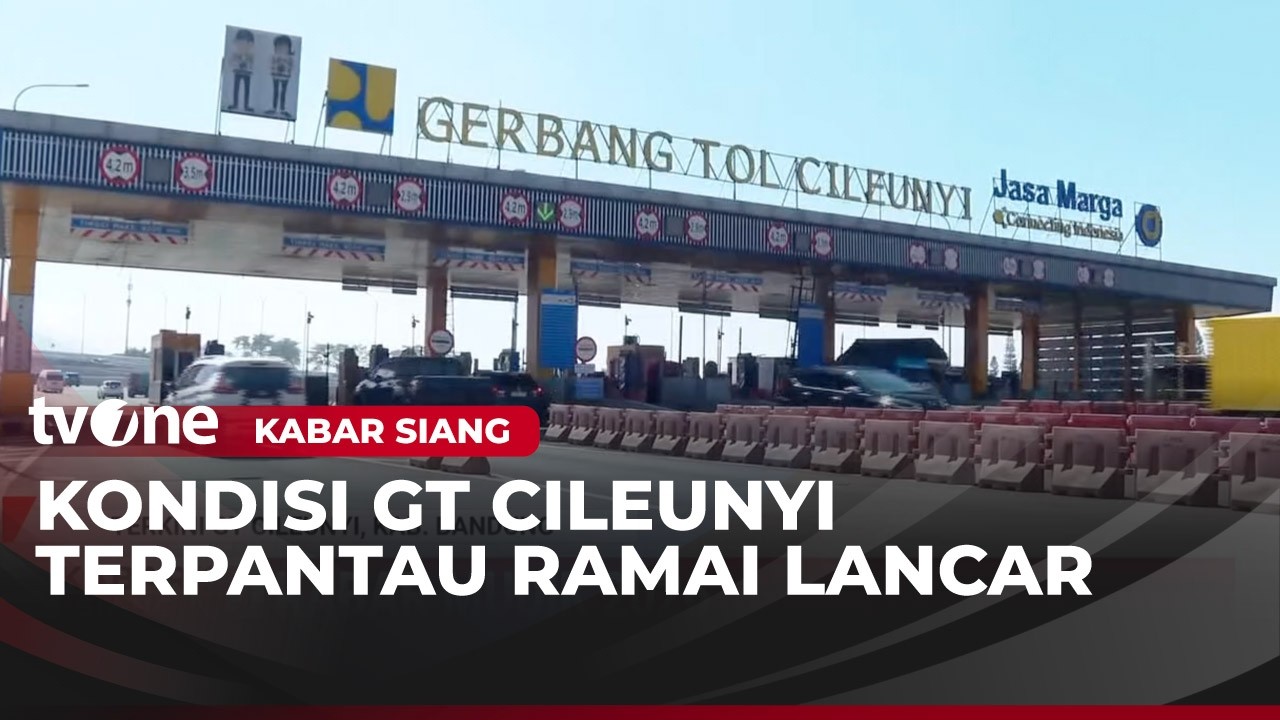 Kabar Mudik 2026, Kondisi Lalu Lintas di GT Cileunyi Terpantau Ramai Lancar | Kabar Siang