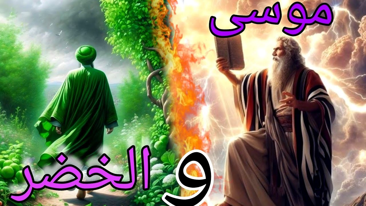 قصة موسى والخضر ... لماذا قتل الخضر الغلام ودمر السفينة❗ قصة مليئة بالعجائب😱#قصص