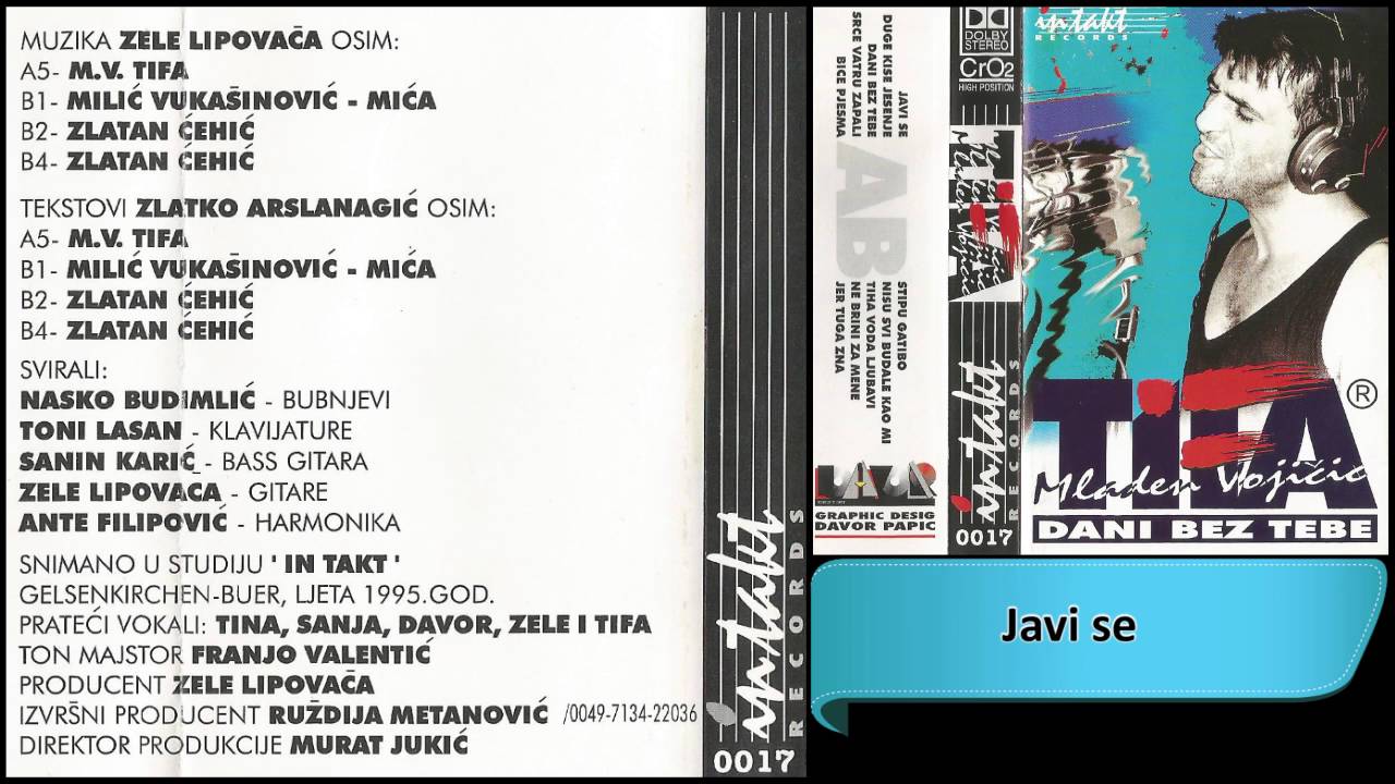 Mladen Vojicic Tifa - Javi se - (Audio 1995) HD