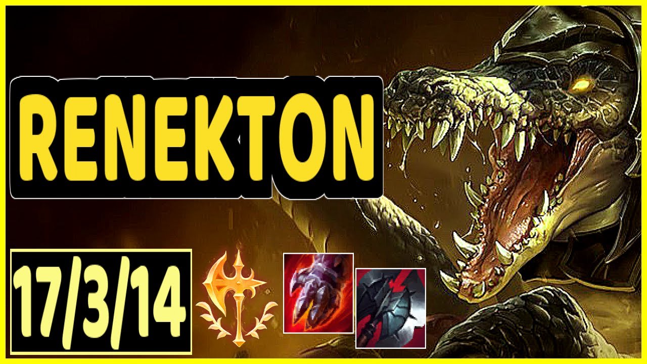 RENEKTON VS JAX - 17/3/14 KDA TOP GAMEPLAY DIAMOND III