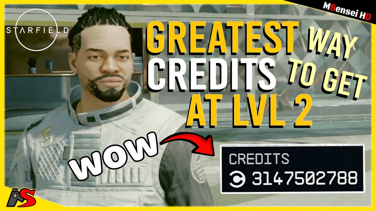 Starfield BEST way to get CREDITs in Starfield for Beginners from Lvl 2 Tips and Tricks