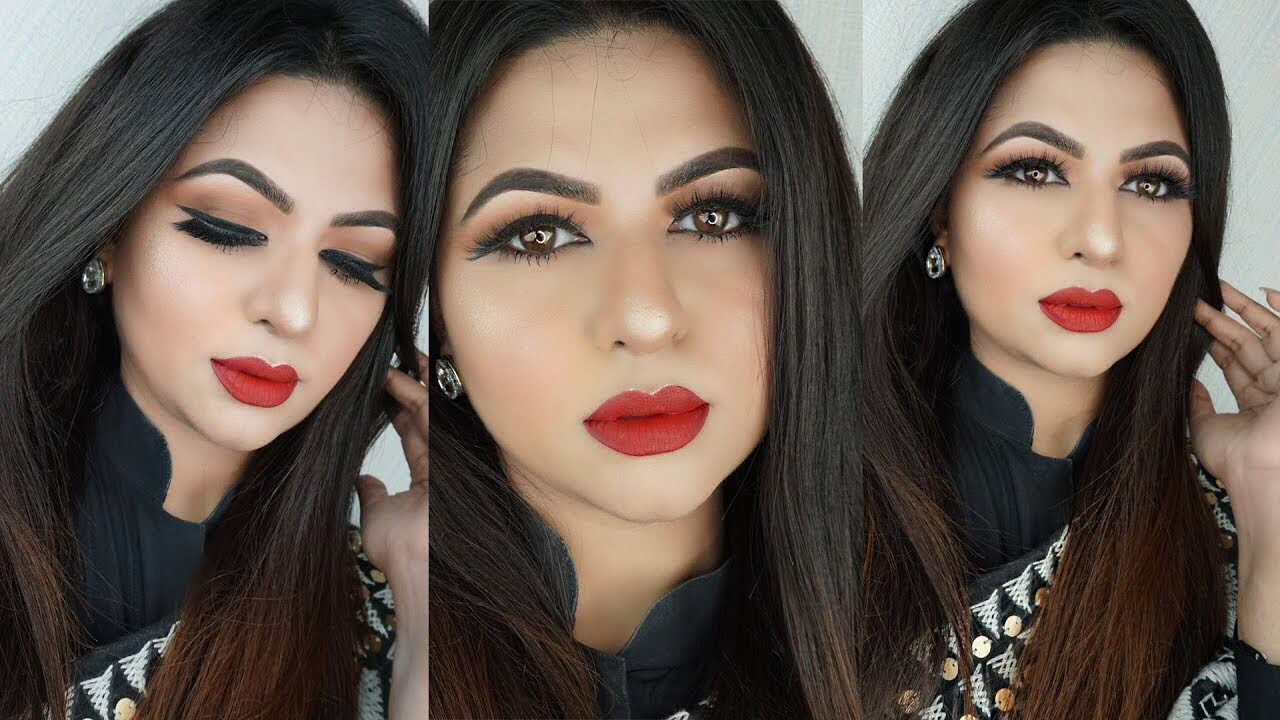 Classic Red Lip | Simple Party Makeup Look | Bangladesh || Ananya Artistry